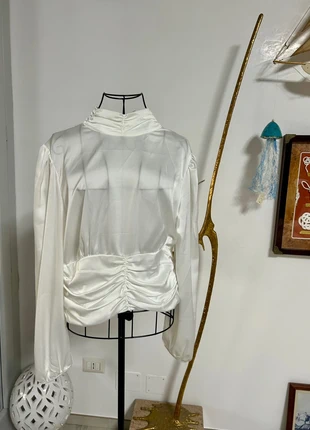 camicia bianca vintage, trasparente,blusa scollata sulla schiena, elegante,donna ,tg L, marque: Vintage Dressing, état: Neuf sans étiquette, taille: L / 40 / 12, 11,00 €, 12,25 € Protection acheteurs incluse