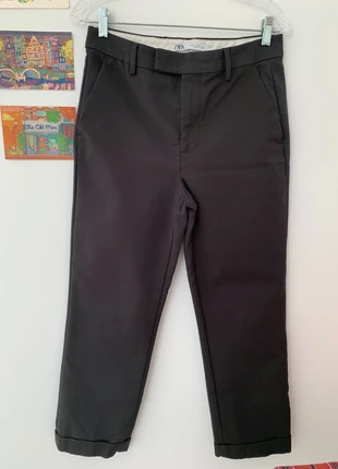 Black Straight Leg Smart Trousers, marque: Zara, état: Neuf sans étiquette, taille: M / 38 / 10, 8,00 €, 9,10 € Protection acheteurs incluse