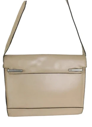 Sac en bandoulière vintage année 70 cuir beige femme, merk: Vintage Dressing, staat: Goed, € 29,00, € 31,15 inclusief Kopersbescherming Pro