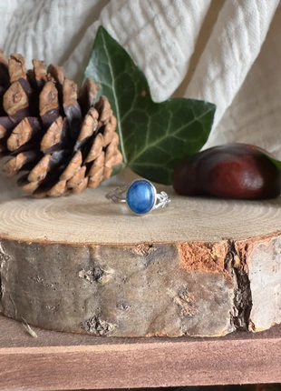 Bague Kyanite naturelle • Taille réglable, marca: lithotherapie, estado: Novo com etiquetas, tamanho: Ajustável, €12.00, €13.30 inclui Proteção do Comprador