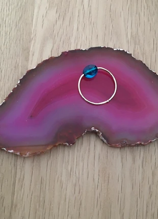Handmade Ring | blue, merk: Handmade, staat: Nieuw zonder prijskaartje, maat: 56.9 mm / 18.1 mm Ø, € 5,00, € 5,95 inclusief Kopersbescherming