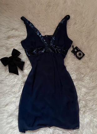 Vintage Sequin Minidress, merk: Jennifer Taylor, staat: Heel goed, maat: M / 38 / 10, € 30,00, € 32,20 inclusief Kopersbescherming