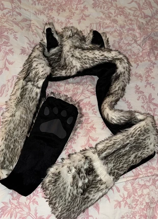 Faux Fur Hat Scarf, condition: Very good, size: One size, $7.00, $8.05 includes Buyer Protection
