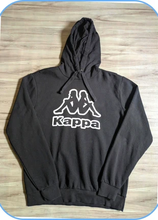 Sweat à capuche Kappa homme taille M / noir logo blanc, brand: Kappa, condition: Very good, size: M, €6.00, €7.00 includes Buyer Protection Pro