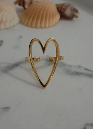 Bague cœur ajouré, marke: LTDS, zustand: Sehr gut, größe: Größenverstellbar, 8,00 €, 9,10 € beinhaltet Vinted-Käuferschutz Pro