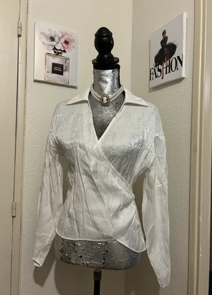 Chemise portefeuille chic style vintage Zara, brand: Zara, condition: New without tags, size: S / 36 / 8, €9.00, €10.15 includes Buyer Protection Pro