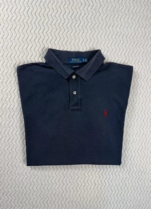 Polo Ralph Lauren bleu marine homme logo rouge classique vintage preppy essential, brand: Ralph Lauren, condition: Very good, size: L, €20.00, €21.70 includes Buyer Protection