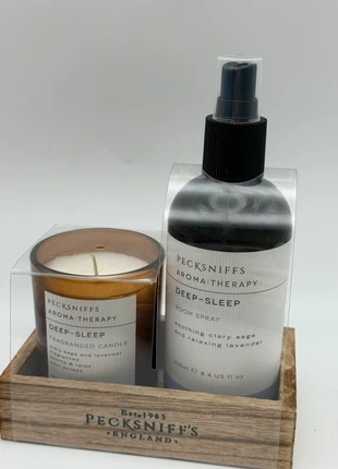 💜Designer Pecksniffs Aromatherapy Deep-Sleep Candle & Room Spray Set 🎁 🎄, brand: Pecksniff's, condition: New with tags, £12.00, £13.30 includes Buyer Protection Pro