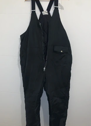 Salopette ski noire vintage unisexe - Fermeture éclair à réparer, brand: Noir, condition: Good, size: XL / 42 / 14, €1.00, €1.75 includes Buyer Protection