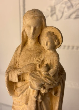 Vierge à l’Enfant en plâtre 27,5 cm, marca: Religion, estado: Bueno, 49,00 €, 52,15 € Protección al comprador Pro incluida