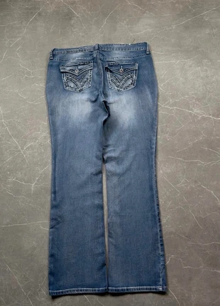 Vintage Y2K Flared Jeans Miss Me | Rock Revival Style Bootcut Flared Damen low waist | 897, marque: Vintage Dressing, état: Bon état, taille: L / 40 / 12, 20,00 €, 21,70 € Protection acheteurs incluse