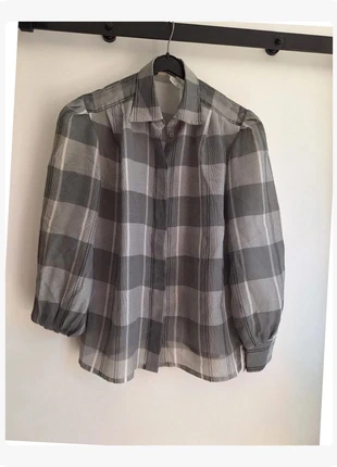 Haut 126 : Chemise vintage à carreaux gris Sommemann taille 42, marque: Sommermann, état: Très bon état, taille: XL / 42 / 14, 9,00 €, 10,15 € Protection acheteurs (Pro) incluse