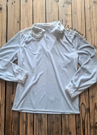 Tee shirt dentelle manche longue Vintage L, marca: 3 Suisses, estado: Muy bueno, tamaño: XL / 42 / 14, 2,50 €, 3,33 € Protección al comprador Pro incluida