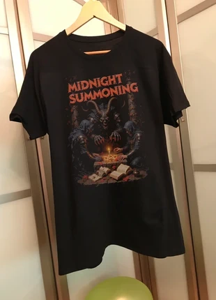 Men black t-shirt Midnight Summoning demons, marca: nighmidsum, estado: Muy bueno, tamaño: L, 12,95 €, 14,30 € Protección al comprador Pro incluida