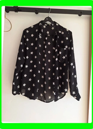 348. Chemise noire à étoiles Wulux Paris taille M, marque: WULUX Paris, état: Très bon état, taille: M / 38 / 10, 6,00 €, 7,00 € Protection acheteurs (Pro) incluse