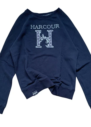 Sweat col rond Harcour - crewneck bleu marine – logo H brodé - taille XL homme, merk: Harcour, staat: Heel goed, maat: XL, € 25,00, € 26,95 inclusief Kopersbescherming