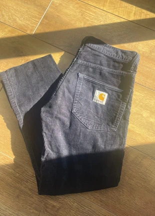 Pantalon Carhartt Velour Marine rare jambes larges, marque: Carhartt, état: Très bon état, taille: M, 34,00 €, 36,40 € Protection acheteurs incluse