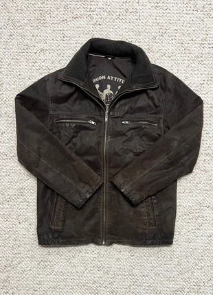 Veste Les Ferrailleurs Cuir Marron Vintage Homme – Style Biker, Taille S, brand: Vintage Dressing, condition: Very good, size: S, €40.00, €42.70 includes Buyer Protection