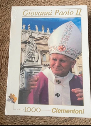 Puzzle 1000 pièces Pape Jean-Paul 2, marca: Clementoni, estado: Novo com etiquetas, €6.00, €7.00 inclui Proteção do Comprador