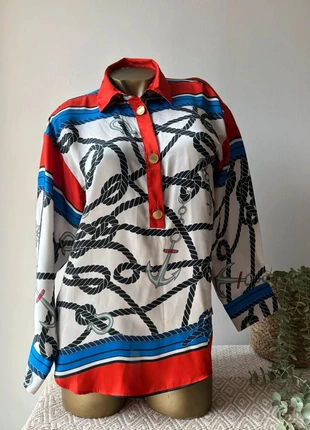 Superbe chemise imprimé marin Zara – Taille XL – Coupe oversize, marca: Zara, estado: Muy bueno, tamaño: XS / 34 / 6, 17,00 €, 18,55 € Protección al comprador incluida