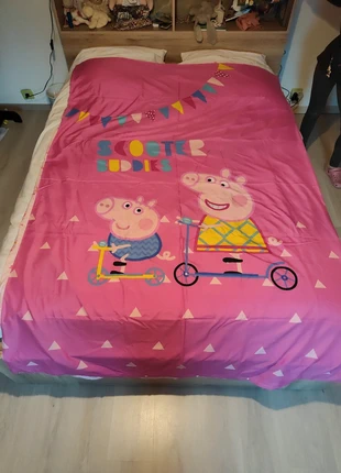 Drap housse de couette 1 personne taie d oreiller Peppa pig, marke: Peppa Pig, zustand: Sehr gut, größe: 135–150 cm x 200–220 cm, 5,00 €, 5,95 € inklusive Vinted-Käuferschutz