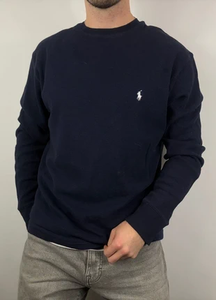 Pull bleu col rond | Ralph Lauren (Taille xL), brand: Ralph Lauren, condition: Very good, size: XL, €45.00, €47.95 includes Buyer Protection