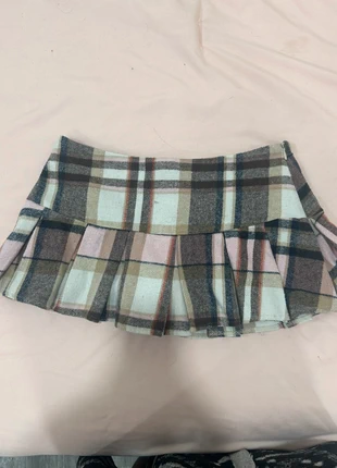 Plaid ruffle mini skirt, brand: COQUETTE, condition: Very good, size: S / US 4-6, $20.00, $21.70 includes Buyer Protection