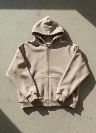 Sweat à capuche zippé beige, marque: SoftLine Studio, état: Très bon état, taille: M, 52,90 €, 56,25 € Protection acheteurs incluse