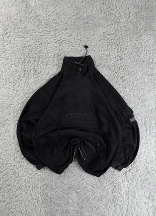 Oversized Polar Fleece Vintage Triple Black Y2k Opium Gorpcore Design, merk: Vintage Dressing, staat: Heel goed, maat: XL, € 34,95, € 37,40 inclusief Kopersbescherming