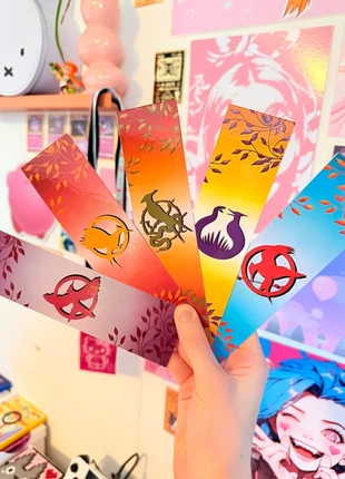 The Hunger Games series Suzanne Collins - waterproof boekenlegger set van 5, marca: FairyLoot, estado: Muy bueno, 8,95 €, 10,10 € Protección al comprador incluida