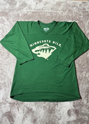 🐺 Minnesota Wild – Maillot d’entraînement officiel junior/adulte (YYL, marca: bako sport, estado: Muy bueno, tamaño: L, 29,90 €, 32,10 € Protección al comprador Pro incluida