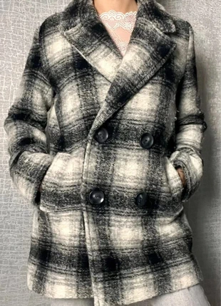 Manteau Poches Laine Carreaux Sud Express 38, marca: SUD Express, estado: Muito bom, tamanho: M / 38 / 10, €30.00, €32.20 inclui Proteção do Comprador