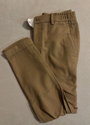 Pantalon carotte beige foncé, marque: Zara, état: Très bon état, taille: S, 5,00 €, 5,95 € Protection acheteurs incluse