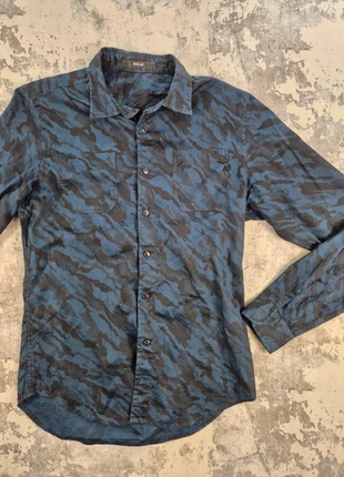 Chemise Replay taille S camouflage noir et bleu marine 100%coton, brand: Replay, condizioni: Ottime, taglia: S, €18.40, €20.02 include la Protezione acquisti