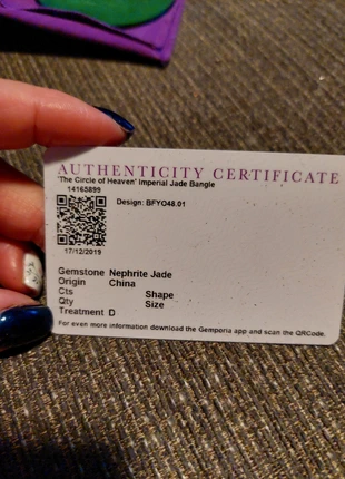 Nephrite jade bangle, brand: Jade, condition: New with tags, £16.50, £18.03 includes Buyer Protection