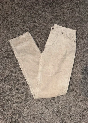 Pantalon En Velours Côtelé / Corduroy Montego gris coton cotelé coupe slim taille 38, marque: Vintage Dressing, état: Très bon état, taille: M / 38 / 10, 10,00 €, 11,20 € Protection acheteurs incluse