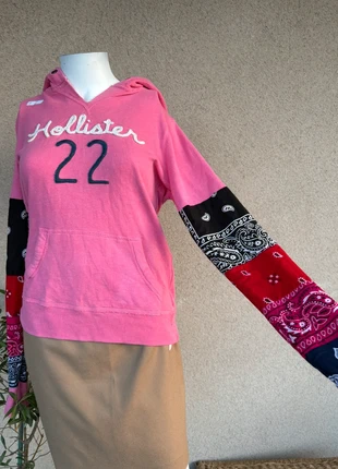 Pull Hollister vintage rose – Manches bandana – Taille L (taille plutôt M), brand: Hollister, condition: Good, size: M / 38 / 10, €13.99, €15.39 includes Buyer Protection