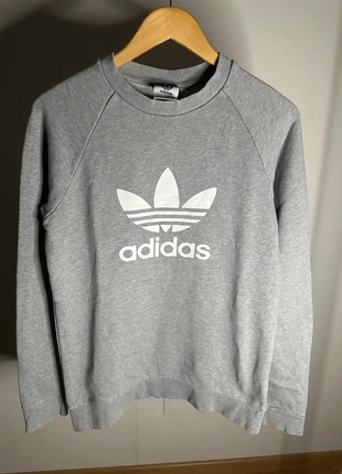 Adidas originals Grey trefoil sweatshirt classic logo vintage premium streetwear retro Y2K size M, marca: adidas, estado: Muy bueno, tamaño: M, 14,99 €, 16,44 € Protección al comprador incluida