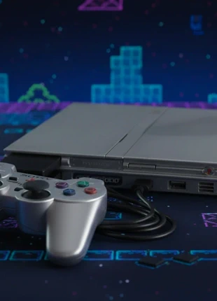 PlayStation 2 Silver Slim + Bundle di Giochi, état: Bon état, 75,00 €, 79,45 € Protection acheteurs incluse