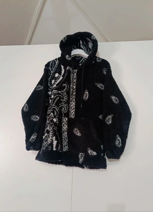 Vintage Outdoor Patterned Sherpa Fleece Hoodie, marke: Vintage Dressing, zustand: Sehr gut, größe: S, 30,00 €, 32,20 € inklusive Vinted-Käuferschutz