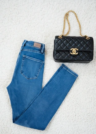 Subdued Jeans Skinny Blu Vita Alta - Perfetti! (T. 25/XS), marca: Subdued, estado: Muito bom, tamanho: XS / 34 / 6, €7.99, €9.09 inclui Proteção do Comprador