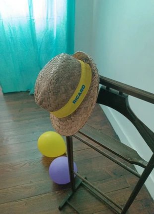 Chapeau de paille ricard, marke: Ricard, zustand: Gut, größe: S, 2,00 €, 2,80 € inklusive Vinted-Käuferschutz