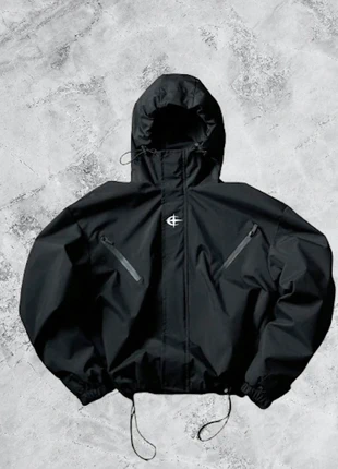 Giacca nera Impermeabile Y2K Streetwear Vintage, marca: y2k, estado: Novo sem etiquetas, tamanho: M, €37.90, €40.50 inclui Proteção do Comprador