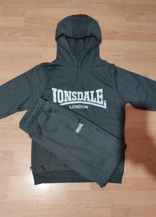 Lonsdale - Essential Hoodie + Pants - Grey, merk: Lonsdale, staat: Nieuw zonder prijskaartje, maat: S, € 30,00, € 32,20 inclusief Kopersbescherming