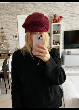 Y2k bellissimo cappello rosso chapeau rouge sombrero rojo res hat, staat: Heel goed, maat: Universele maat, € 16,00, € 17,50 inclusief Kopersbescherming