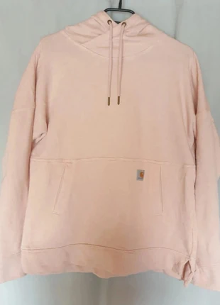 Pull à capuche Relaxed Fit Carhartt femme, taille S, rose pâle, coton/polyester, marque: Carhartt, état: Très bon état, taille: S / 36 / 8, 22,00 €, 23,80 € Protection acheteurs incluse