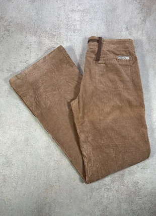 Pantalon Vintage En Velours Côtelé / Corduroy Piping Hot brun clair bandes taille 8, marca: Vintage Dressing, estado: Muy bueno, tamaño: S / 36 / 8, 15,00 €, 16,45 € Protección al comprador Pro incluida