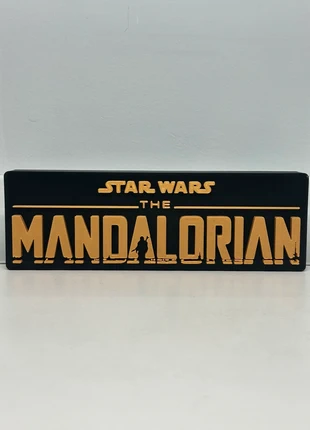 The Mandalorian display logo, marca: Star Wars, estado: Nuevo sin etiquetas, 6,00 €, 7,00 € Protección al comprador Pro incluida