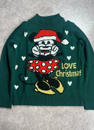 Pull de Noël Disney motif Minnie vert / Taille S Femme, marke: Disney, zustand: Sehr gut, größe: S / 36 / 8, 12,00 €, 13,30 € inklusive Vinted-Käuferschutz