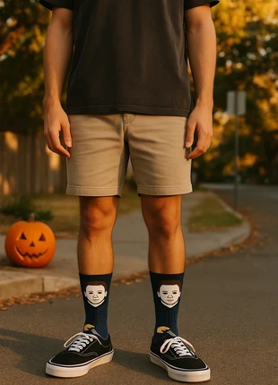 Michael Myers Calze Calzini Halloween Horror Retro Old School Skate, zustand: Neu, mit Etikett, größe: Universal, 6,00 €, 7,00 € inklusive Vinted-Käuferschutz